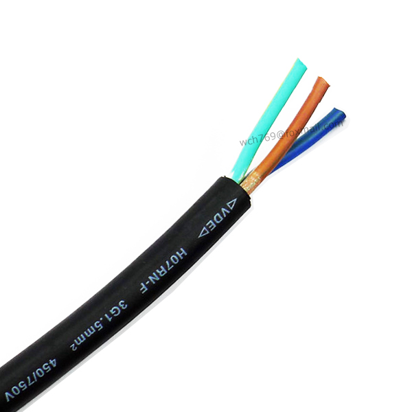 Lapp 10m H07RN-F 3G1.5 Rubber Control Cable – 3x1.5 Mm² Copper Strand, Flexible
